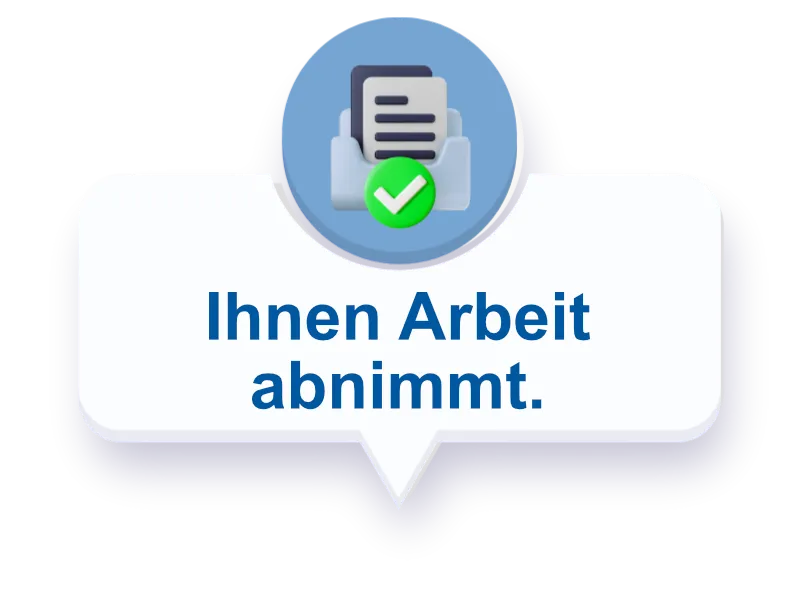 Ihnen Arbeit abnimmt